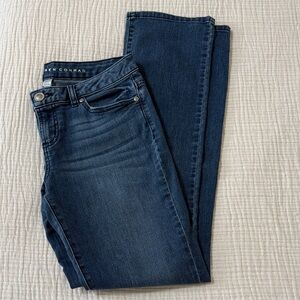 Lauren Conrad Women's Dark Blue Straight-Leg Jeans